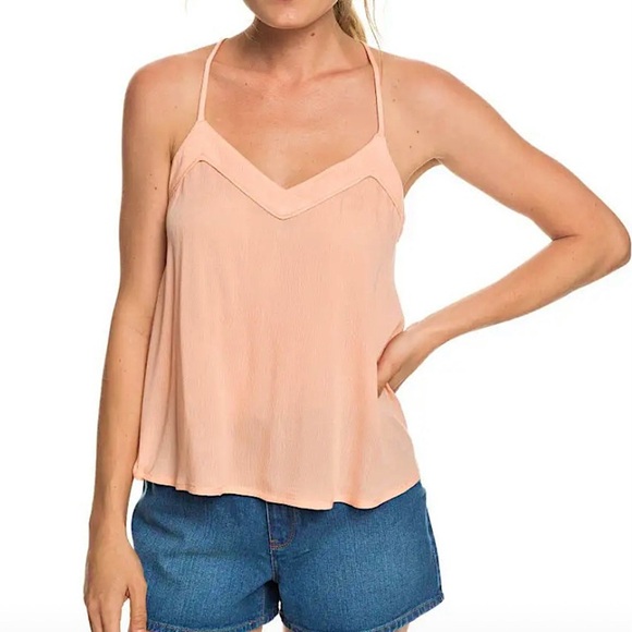 Roxy Off We Go Tank Peach Women’s Medium - Picture 1 of 13